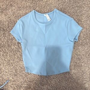 Alo ribbed cropped tee